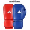 Adidas IBA (WAS AIBA) Licensed Boxing Gloves - 10 + 12oz  Red or Blue