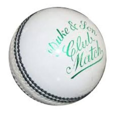 Dukes Club Match Cricket Ball Mens WhitePink 5.5 oz (156 G)