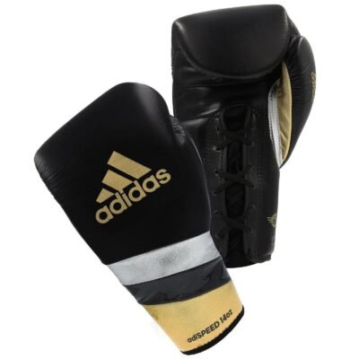 adidas Adispeed Pro Boxing Lace Up Gloves  14-OZ