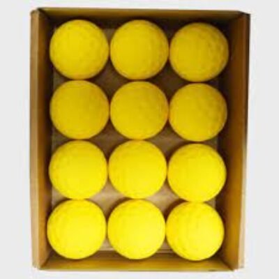 Bola Bowling machine Balls (Orange, Yellow, Red, White ) Pack of 12 Balls
