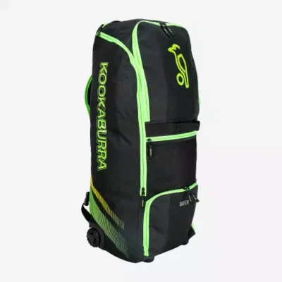 kookaburra WD2000 WHEELIE DUFFLE BLACK & GREEN