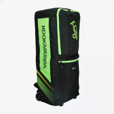 kookaburra WD4000 WHEELIE DUFFLE BLACK & GREEN